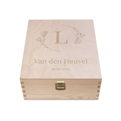 Gegraveerde Houten Herinneringen Doos | YourSurprise