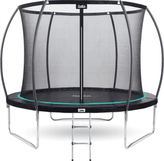 Trampoline met veiligheidsnet en ladder